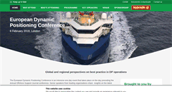 Desktop Screenshot of dynamicpositioningeurope.com
